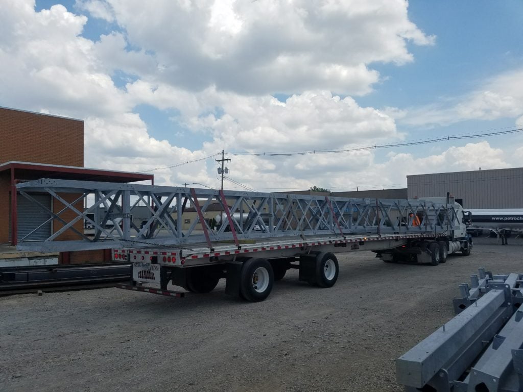 Custom Substation Structure on Truck